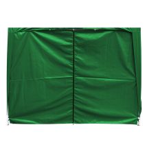 Green Bay - 2x2m Pop Up Gazebo Side Panel Wall Only,1 Piece Green With Zipper