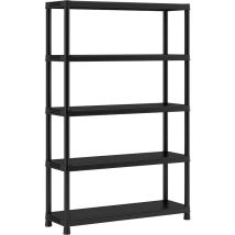 Abm - Scaffale Plastica Componibile A 5 Ripiani Cm 120 X 40 X 187 H