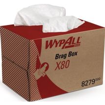 Wypall - Paño De Limpieza X80 8279 L424xw282 Aprox. Mm Blanco Caja De 1 Capa