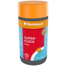 Steinbach Superflock Flã¼ssig 1 Liter Schwimmbecken Pool Pflege Flockungsmittel