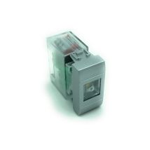 Planet Shop - Led-notleuchte 1 Keystone Modul 50lm 1w Autonomie 6h Mit Adapter Bticino Living Light Tech Grau