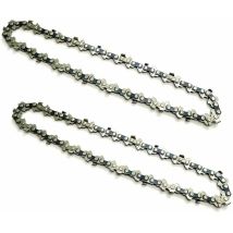 Jalleria - 6 Inch Chainsaw Chains For Rechargeable Mini Hand Chainsaw, Chain Pitch 1/4, Chain Gauge 0.043/1.1mm, Guide Links 37dl, Useful Cutting 
