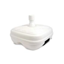Base De Sombrilla De Plástico Blanco Con Rueda Adriática
