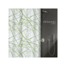 Spirella - Cortina De Ducha Poliéster Fores 180x200cm Green Elements De