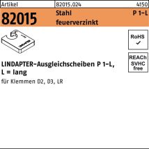 Lindapter - Ausgleichscheibe R 82015 Gtw 40 P1 M10/5,0 Stahl Feuerverz. 1st.