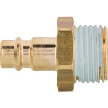 Embout Pour Air Comprimé Dn15 G 1/2" - Laiton Filetage Male X Clip Male