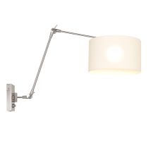 Aplique De Pared - Prestige Chic - Acero - Lino - Steinhauer