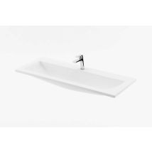 Clear - Lavabo Da Mobile 80x38 Cm, Senza Troppopieno, Con Foro Per Miscelatore, Bianco Xjj01180000 - Ravak