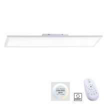 Plafonnier Led 26w 100x25 Blanc Avec Télécommande Neuhaus