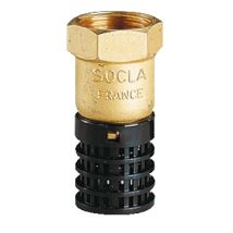 SOCLA – Tapón de crin de latón cesta PE hembra 26x34 mm – Material: Latón