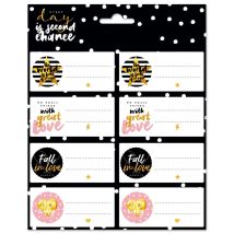 Etiqueta Escolar Erik 15,8x20 Glitter St