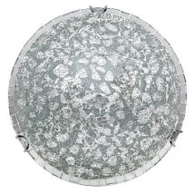 Senko - Fabrilamp Lampara Plafon De 3 Luces Modelo Tenor Color Cromo Mosaico