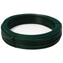 Niederberg Metall - 70m Spanndraht 3,8mm Bindedraht Grün Ummantelt - Maschendraht Zaun Metall Draht