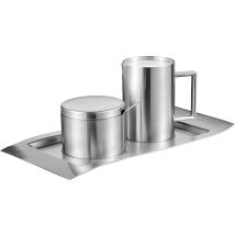 Esmeyer 400-1655 Set Zucchero E Latte Wave, 4 Pezzi