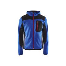 Blaklader - Strickjacke Mit Kapuze T.xs - Königsblau/schwarz - 493021178599-xs