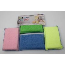 Spugna Abrasiva Tissages-de-beaulieu Bifacciale Microfibra 14x9 Cm