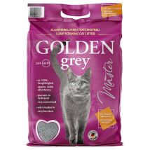Litière Bentonite Golden Grey Master Pour Chats, 7 Kg