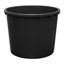 Mastello Senza Manici Nero 500 Lt 102/94x82h Vaso Per Piante