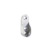 ITAR – Supporto per bastone per tende in pressofusione di zinco – 30 x 15 mm, Distanza fori 32 mm