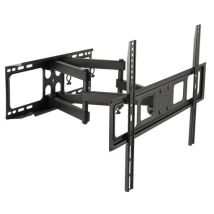 Chromad Supporto A Parete Con Doppio Braccio Articolato Per Tv 32'-70' - Compatibile Con Tv Curve - Girevole, Inclinabile Ed Estensibile - Peso Max 