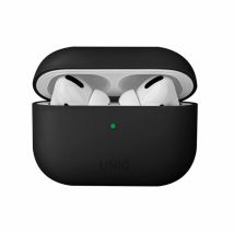 Uniq Lino Airpods Pro Silikonhülle Schwarz/tintenschwarz