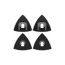 Ulisem4pcs Platorello Abrasivo 80mm Accessori Multiutensile Per Platorello Di Fissaggio, Lama Multiutensile, Accessori Per Utensili Oscillanti Per 