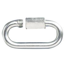 Faithfull – Set di 4 maglie rapide in acciaio zincato ø 5 mm – Diametro filo: 5 mm, Maglia interna: 39 x 12 mm