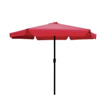 Linder Exclusiv Sonnenschirm, Gartenschirm Ø 300 Cm,mit Kurbel,burgund