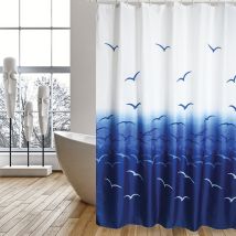 Tenda Per Doccia Mouettes- Cm 180x200- Spire- Pezzi 1
