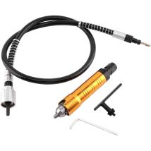 Gasea 6-mm-rotationswerkzeug Mit Flexibler Welle, 0,5–6,5-mm-spannfutter, Elektrischem Winkelschleifer, Flexibler Wellenverlängerung Und Passendem 