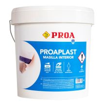 Masilla interior 25 kg – Ideal para gotéele, yeso, cartón yeso, mortero, ladrillo cerámico – Proa