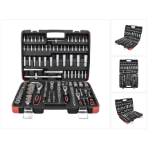 Steckschlüssel-satz Antrieb 6,3 Mm (1/4') / 10 Mm (3/8') / 12,5 Mm (1/2') 172-tlg.