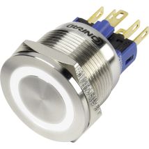 Conrad Components - Tru Components 1303050 Gq22s-11e/w/12v Vandalismusgeschützter Drucktaster 250 V/ac 3 A 1 X Aus/(ein)