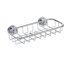 Wenko – Jabonera de ducha de acero inoxidable brillante – Capacidad de carga hasta 80 kg – Instalación fácil