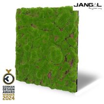 Jangal - Pannelli Acustici Modulabili In Flora Sintetica Ultrarealistica 52x52cm Mod. Forest Green Bulk