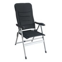 Gardeness - Fauteuil De Chaise De Jardin En Aluminium Avec Dossier De Yog Rembourré