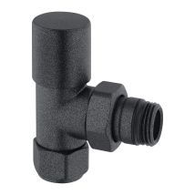 Válvula De Ángulo Con Opción Termostática Negro Antracita Arteclima 30812na 1/2'