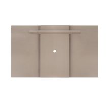 Wall Mounted Tv Back Panel Grey Living Room Floating Entertainment Media Unit