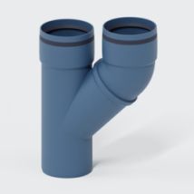 Parallelabzweig 90/90 mm – Hochwertige Lösung für Abwasserentsorgung – PE-Fittings – PoloPlast