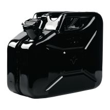 Bidon De Carburant 10l Tôle D'Acier Noir Ral 9005 0,9mm L345xl165xh275mm Valpro