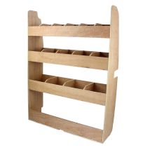Scaffale In Compensato Per Furgone 102cm X 30cm X 136cm Lato Destro Del Furgone Tre Ripiani Inclusi Fermi Per Bloccarlo Alla Parete