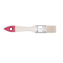 Pinceau plat – 25 mm – Manche en bois – Largeur, Quantité par pack, Matières