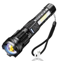 Rechargeable Flashlight, Bright Led Flashlight With Tactical Flashlights For Camping
