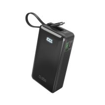 Sbs Power Bank 10000 Con Display E Cavo Usb-c Incluso Nero
