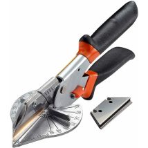 Soleil - 45°-135° Angle Miter Cutter, Multi-function Trunking Scissors, Quarter Round Cutter Tool For Cutting Pvc Ppr Pe Pipe, Branch, Wire. Including