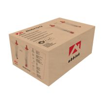 Ubbink – 184444 – Kit 2 in 1 Renolux Condensazione Ø80/125mm – Nero, PPTL/PVC, Resistente agli urti –