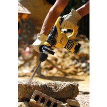 Stanley Fatmax SDS-Plus Bohrhammer FME1250K 1250W 4100/min 3,2J Schlagenergie 4cm Bohrdurchmesser in Beton Inkl. Koffer, Meißel, Bohrer