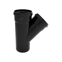 Braga A 45° Maschio/femmina ""phonoblack"" Ø100 X Ø50 Mm
