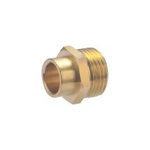Noyon & Thiebault – Nipplo in ferro/rame maschio M12x17 ø12 mm – Raccordo idraulico
