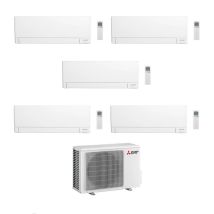 Climatiseur Mitsubishi Penta Split Linea Plus Msz-ay Vgk 9+9+9+9+15 Avec Mxz-5f102vf Inverter R-32 Wi-fi Classe A++